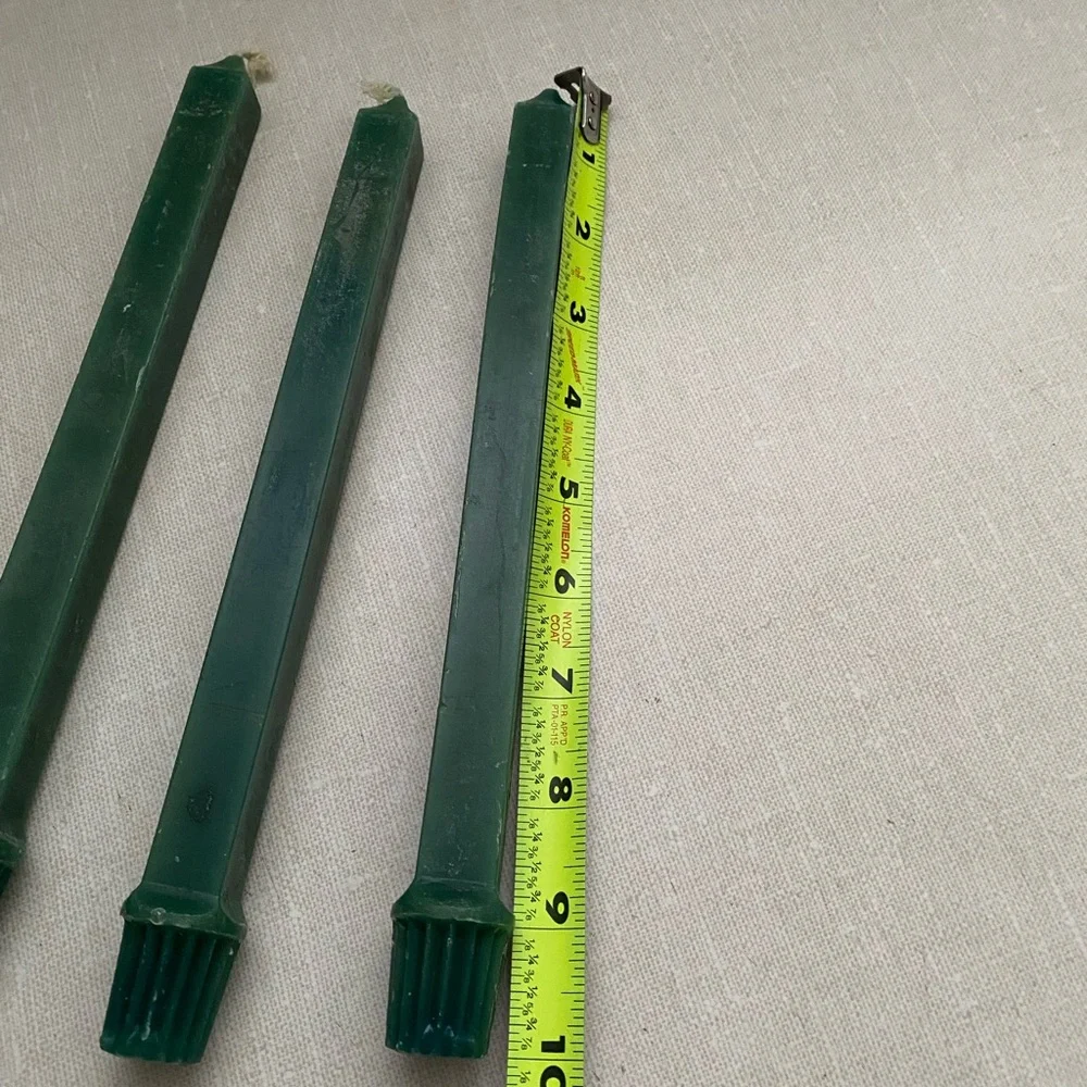 Vintage Partylite Evergreen Candle Sticks Candlestick Lot Of 3 Unlit‎